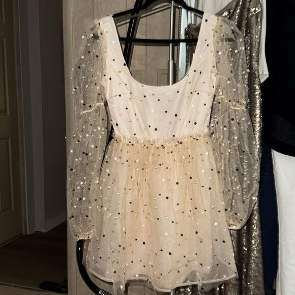 NWT 400.00 ATOIR Blush Embroidered Tulle Miss Polly Dress NWT Size XS /6 - Picture 5 of 14